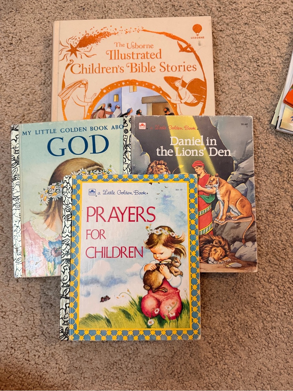 Children’s Religious Little Golden Book lot